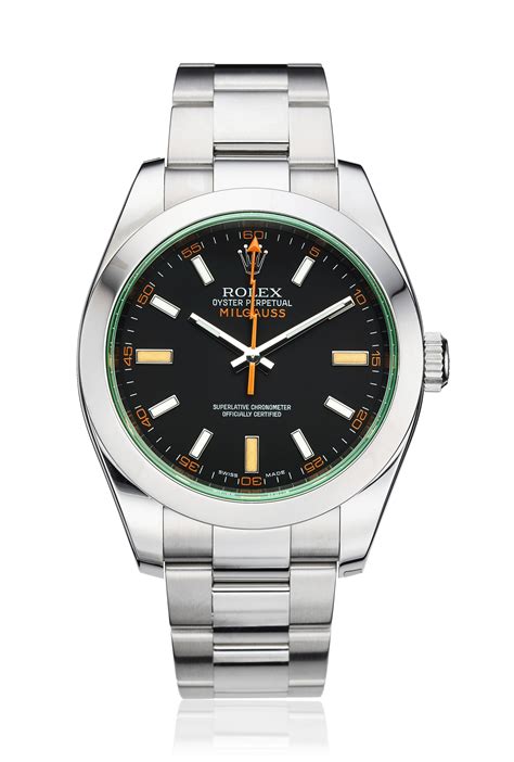 rolex milgauss green dial